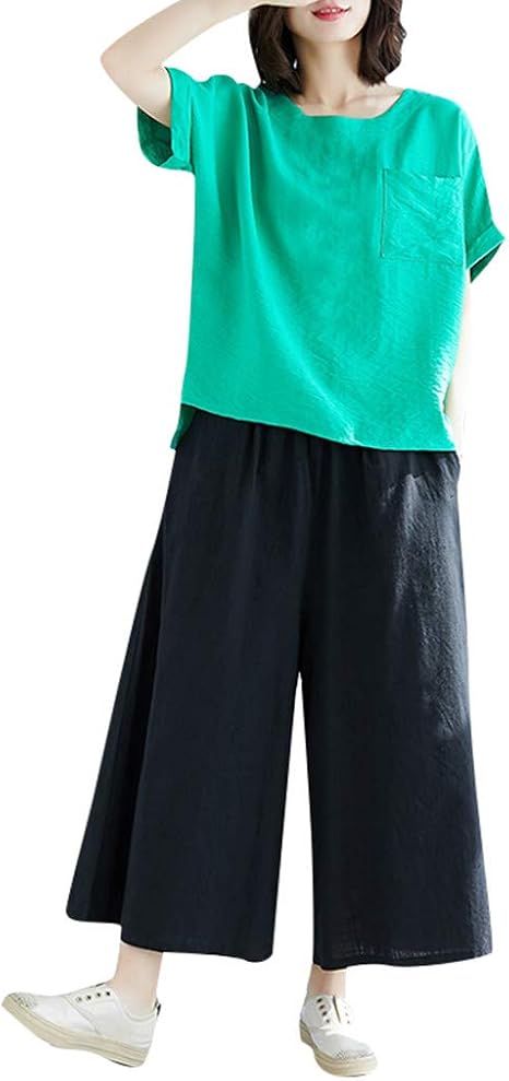 womens linen 2 piece outfits