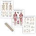 Premium Laminated Anatomy Poster Set - (3 Pieces) Includes Muscular, Skeletal, Ligaments of The Joints Medical Charts - Designed for Professional Use - Perfect for Learning and Teaching Human Anatomy