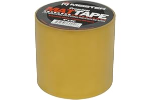 Meister Premium Mat Tape for Wrestling, Grappling and Exercise Mats - Clear