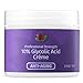 Reviva Labs 10% Glycolic Acid Creme Daily Moisturizer and Mild Exfoliant - Natural Sugar Cane Derived Alpha Hydroxy Acid Face Cream, Acido Glicolico Crema