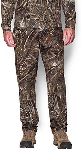 Under Armour Men's Deadload Camo Field Pants, Realtree Max 5/Metallic Bronze, 34/30