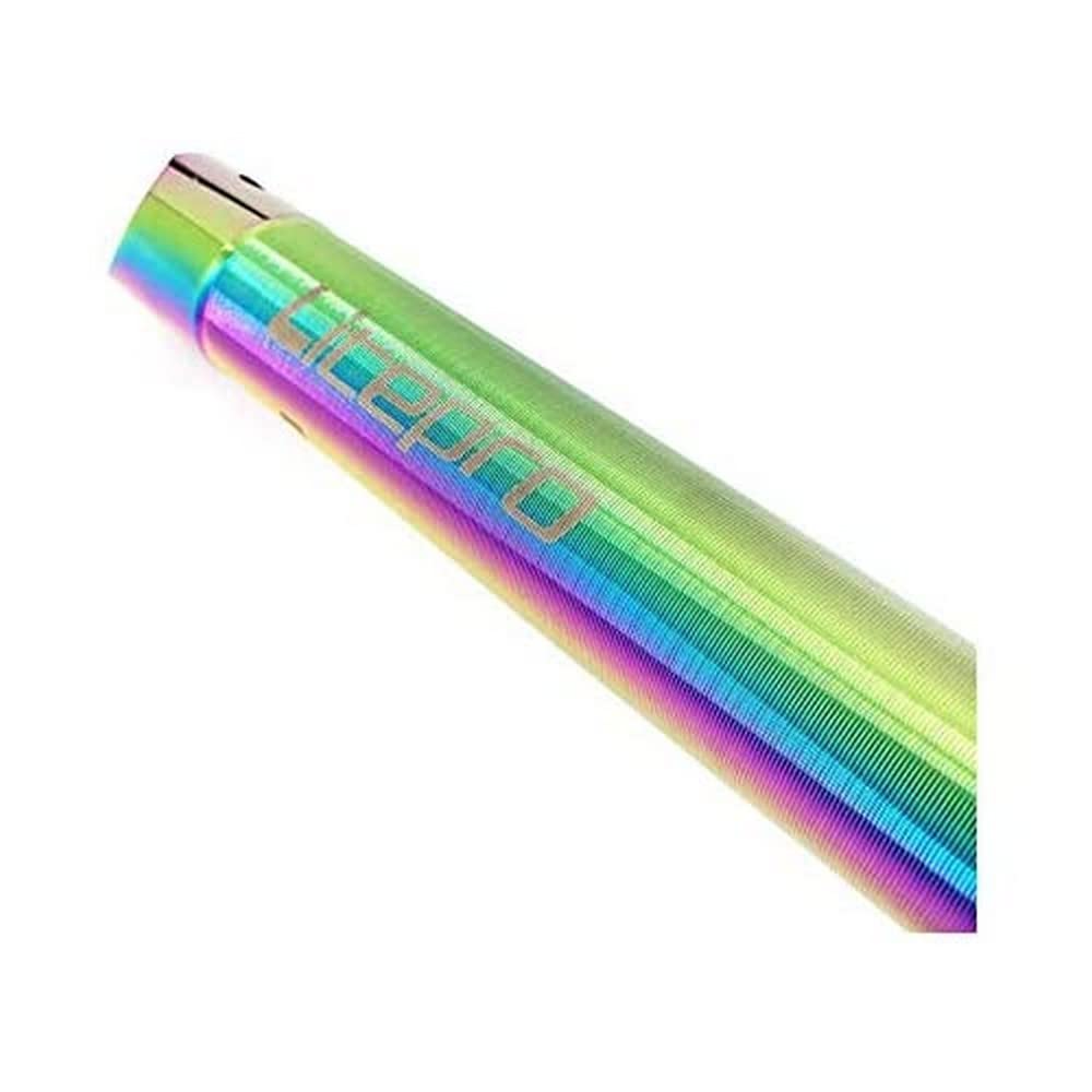 LITEPRO Extended Lightweight Seatpost + Clip for BROMPTON (130g lighter) ELECTROPLATED