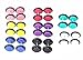 16pcs Cheater Fake Gauges Kit Faux Plugs Tapers Stud Earring 00g Look Assorted No Duplicate (8 Pairs)