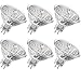 Luxrite LR20250 (6-Pack) 50WMR16/FL EXN 50-Watt Halogen Pin Base Light Bulb, 12V MR16 Halogen Bulb, Glass Cover, Dimmable, 600 Lumens, GU5.3 Bi-Pin Base