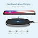 POWERADD Fast Wireless Charger, Qi-Certified matted powerport 10W with Samsung Galaxy Note9/S9/s9 Plus/Note8/S8/S8 Plus,7.5W Compatible with iPhone Max/XR/XS/X/8/8 Plus,5W for All Qi-Enabl(No Adapter)