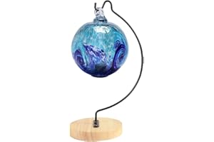 YY YEARCHY Semicircular Ornament Display Stand Aesthetic Air Plants Holder Terrariums Hanging Planter Stand Art Iron Wire Hanging Pot Hook for Home Decor Ornaments Glass Globe Witch Ball