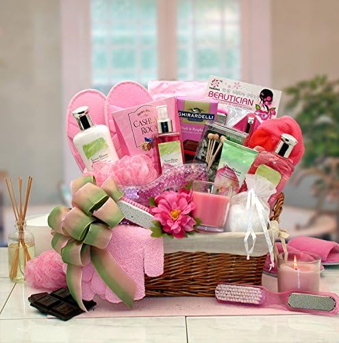 Womens Gift Sweet Blooms Spa Gift Basket
