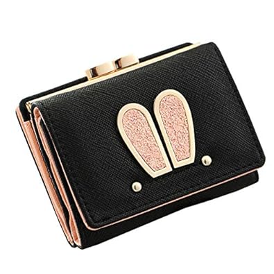 Moca Cute Elegant Card Holder Wallet (Black)