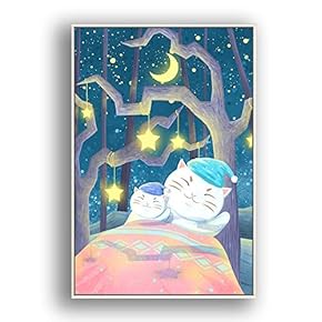 Framed Canvas Wall Art for Living Room, Bedroom Flow in The Dream Canvas Prints for Modern Home Decoration Ready to Hang - 16"x24" inches