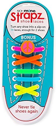 Strapz No-Tie Silicone Shoe Laces (rainbow)