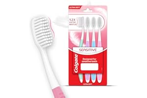 Colgate Toothbrush Sensitive, Pack of 4 Brushes