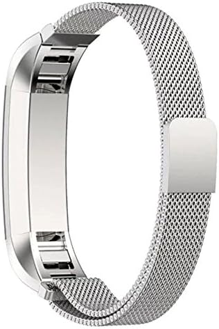 Replacement Bands for Fitbit Alta,Stailess Steel Accessories Wrist Band for Fitbit Alta Smart Watch (Silver)