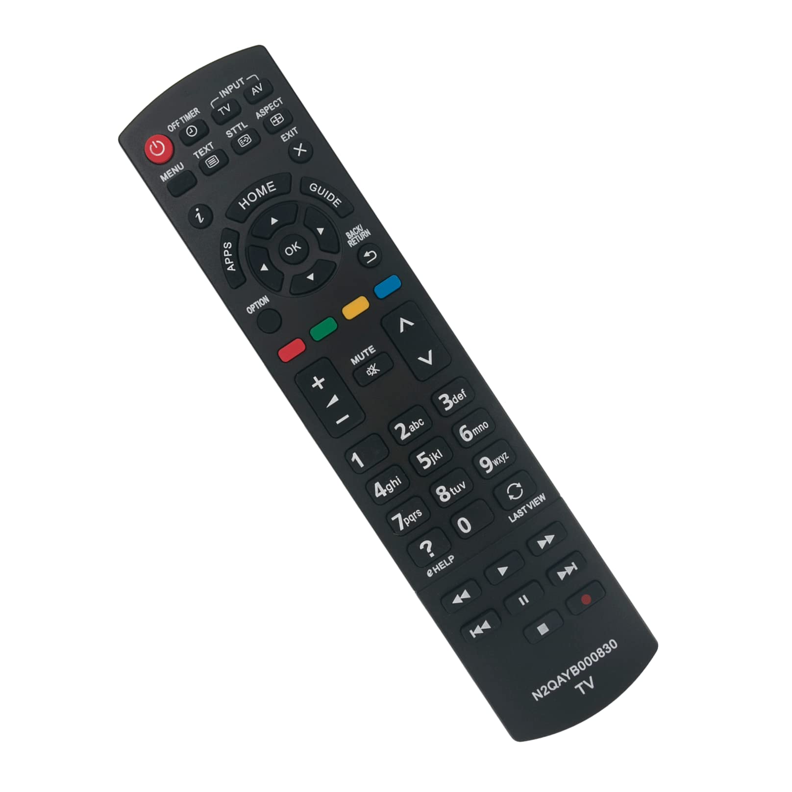 N2QAYB000830 N2QAYB000832 N2QAYB000834 Replacement Remote Control -VINABTY-Fit for Panasonic Viera LCD LED TV TX-L32BL6E TX-L39BLW6 TX-L32BLW6 TX-50ASW504 TX-50ASX603 TX-L32EN63 TX-L32BL6Y TX-L32E5B