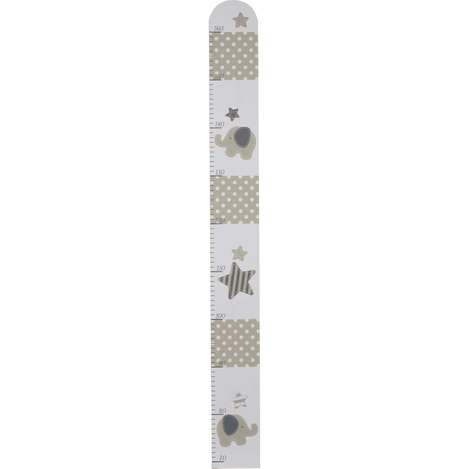 Goki 60738 Height Chart Elephant/Stars Grey