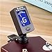 zhoule Guitar clip tuner, 360-degree rotating electronic digital tuner for acoustic and electric guitars, bass, violin mandolin, banjo, high-precision calibration, automatic shutdown.