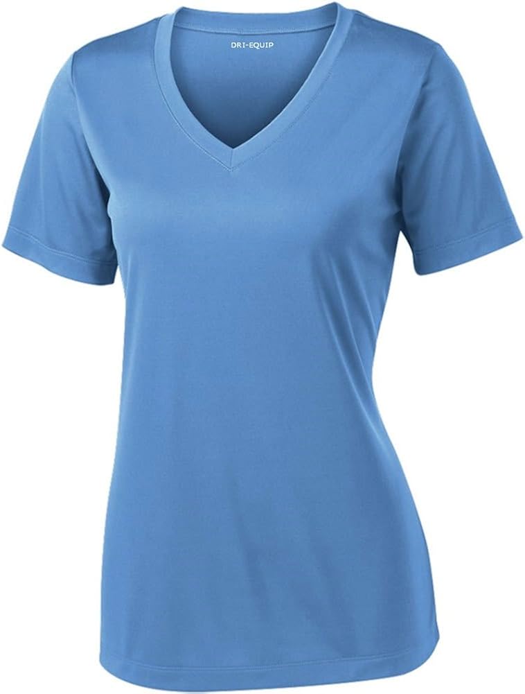 Joe's USA Women's Short Sleeve Moisture Wicking Athletic Shirts Sizes XS-4XL: Clothing