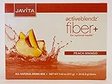 Javita Activeblendz Fiber+ All Natural Drink Mix 24 Count Peach Mango