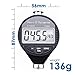 Digital Hardness Tester Portable 0-100HD Shore D Hardness Tester with Large LCD Display Digital Durometer Scale for Rubber, Tire, Plastic, Thermal Plastic, Flooring, and Bowling Ball