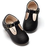 Fromosa Toddler Girls Mary Jane Dress Shoes Ballet Flats Little Girls Soft Slip-On Bowknot Princess Shoes Wedding Party Casual Walking School Uniform Moccasins Baptism Shoes
