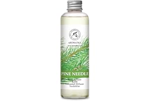 AROMATIKA TRUST THE POWER OF NATURE Pine Diffuser Refill 6.8 Fl Oz - Fresh & Long Lasting Fragrance - Scented Reed Diffuser - Diffuser Oil Refill - for Aromatherapy - Home - Office - Air Fresheners w/Natural Essential Pine Needle Oil