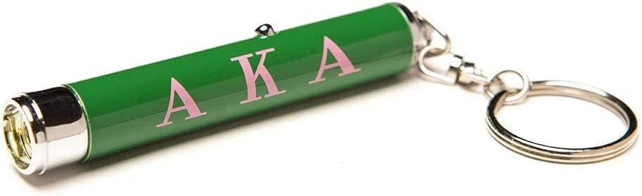 Alpha Kappa Alpha Sorority Torch Light Keychain