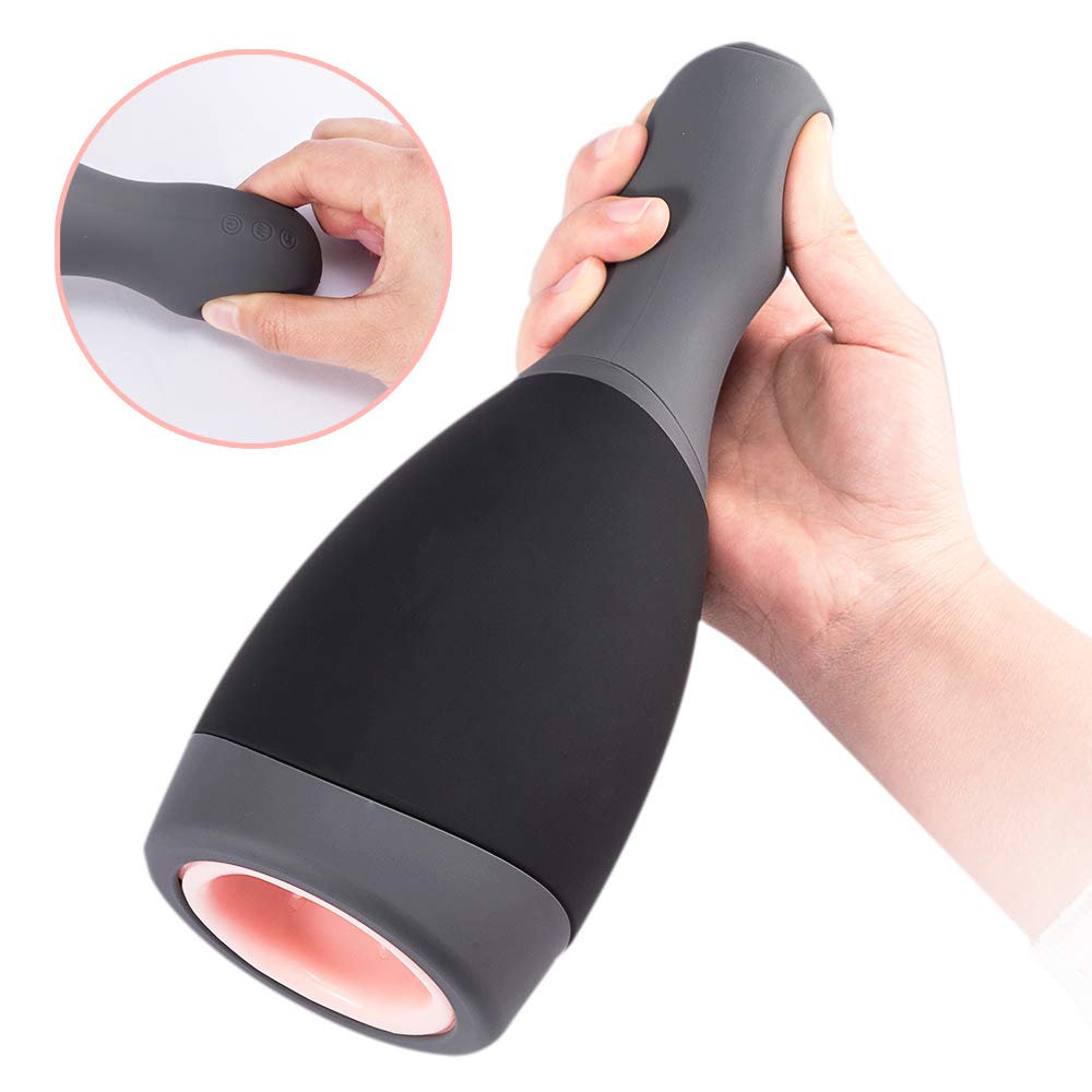 Fondlove Elektrische Masturbatoren Masturbator Masturbieren Männer sex Oral Sexspielzeug Men Cup wie Mund mit 12 Vibrationsmodi Saugfunktion Rotation Wasserdicht