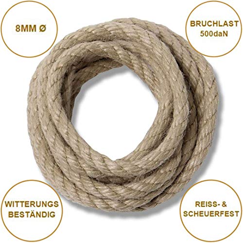 Hängesessel Aufhängung, Befestigungsset, Hängesessel Zubehör, Befestigung mit Stahlfeder Aufhängungsset von HOBEA… – Bild 6