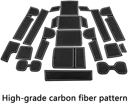 For Honda CRV 17 Console Water Cup Holder Trim Protector Carbon Fiber Color New