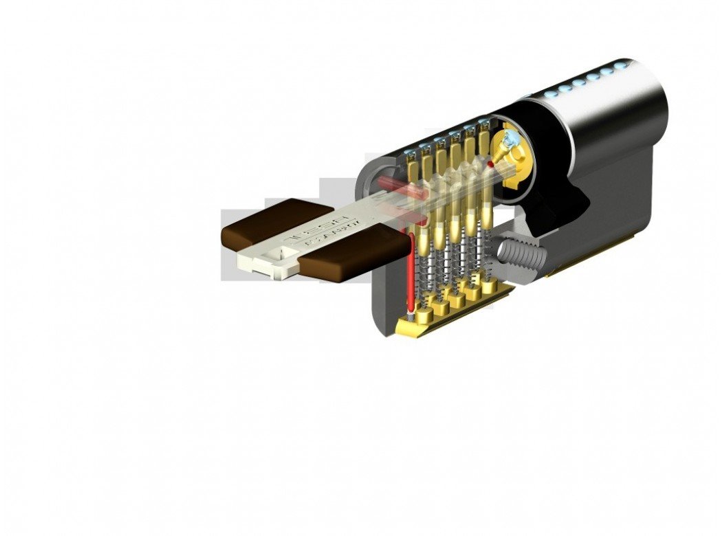 Tesa TK100 – Cylinder V2 European E12 30 x 50 E15 Laton