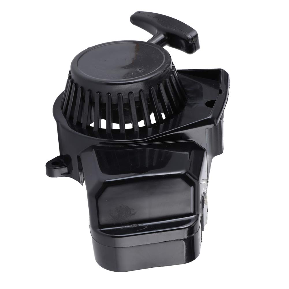 Mini Moto Pull Start, 2 Stroke Air Cooled Motorcycle Dirt Quad Pull start Plastic Manual Hand Starter Igniter Pullstart Motorcycle Igniter(Black) mini moto pull start