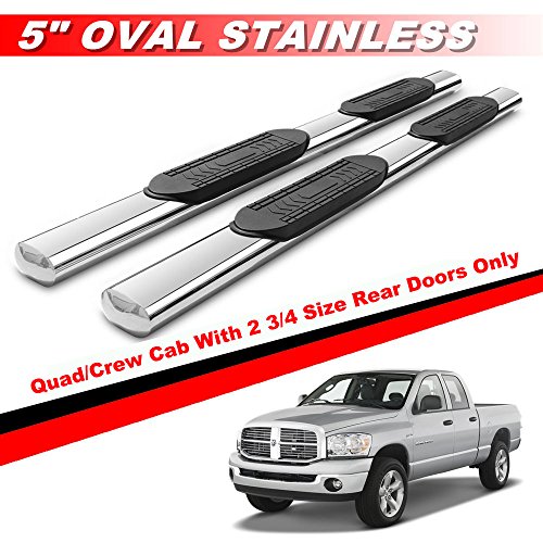 Buy Mifeier 5" Side Step Rails Nerf Bar Running Board For 0208 Dodge Ram 1500 0309 Ram 2500/