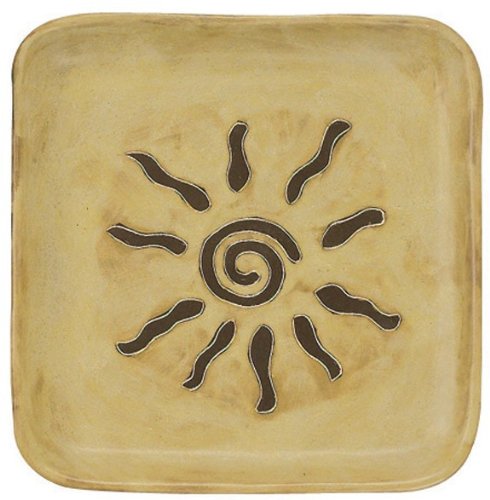 MARA STONEWARE COLLECTION - 16 Piece (4 Person) Odd Shaped Dinnerware Place Setting - Southwest, Gecko, Bear, Sun