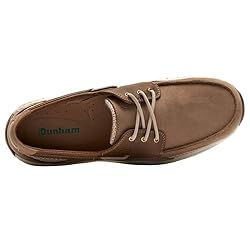 Dunham Men's Captain Boat Shoe, Taupe, 9 Narrow