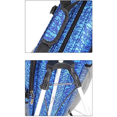 Angeltasche, 2 Stück, tragbar, Rod Bag mit hoher Kapazität, Angelrute, Tackle Bag Aufbewahrungstasche, wasserdicht, mit… – Bild 4