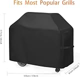 Leuo so BBQ Cover Heavy Duty 57in Large 145x61x117cm Waterproof UV view 7