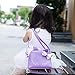 Pinky Family Cute Cat Ear Kids Handbags PU Leather Crossbody Bags and Backpacks (purple)