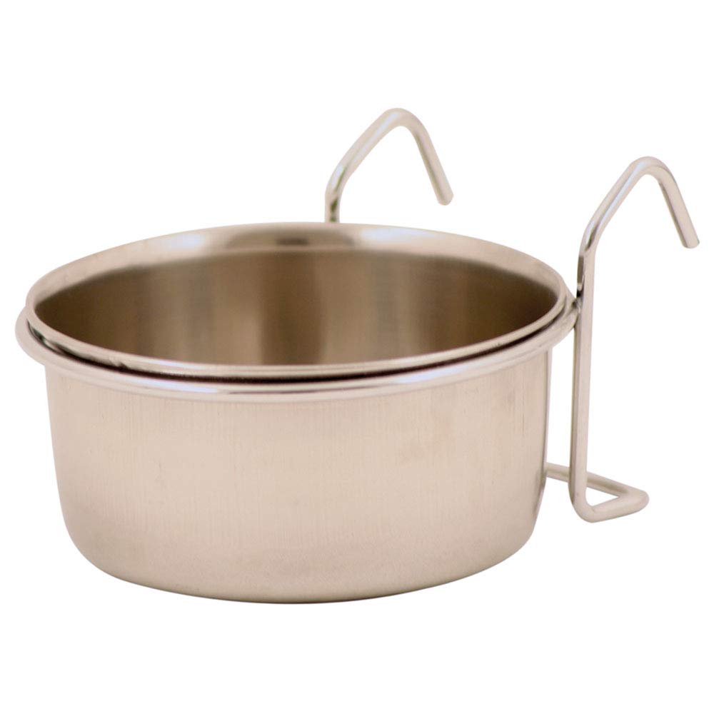CLASSIC Pet Products Steel Hook-On Coop Cup, 600 ml