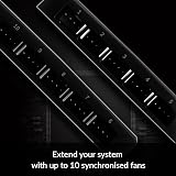ARCTIC Case Fan Hub 10-Port PWM SATA Power Black view 2