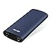 Heloideo Dual USB Ports 11000mAh Power Bank PU Leather Wrapped Portable Battery Charger, Fast Charging for iPhone 6/6 Plus, 6s/6s Plus, Samsung Galaxy and More Smart Phones and Tablets (Blue)