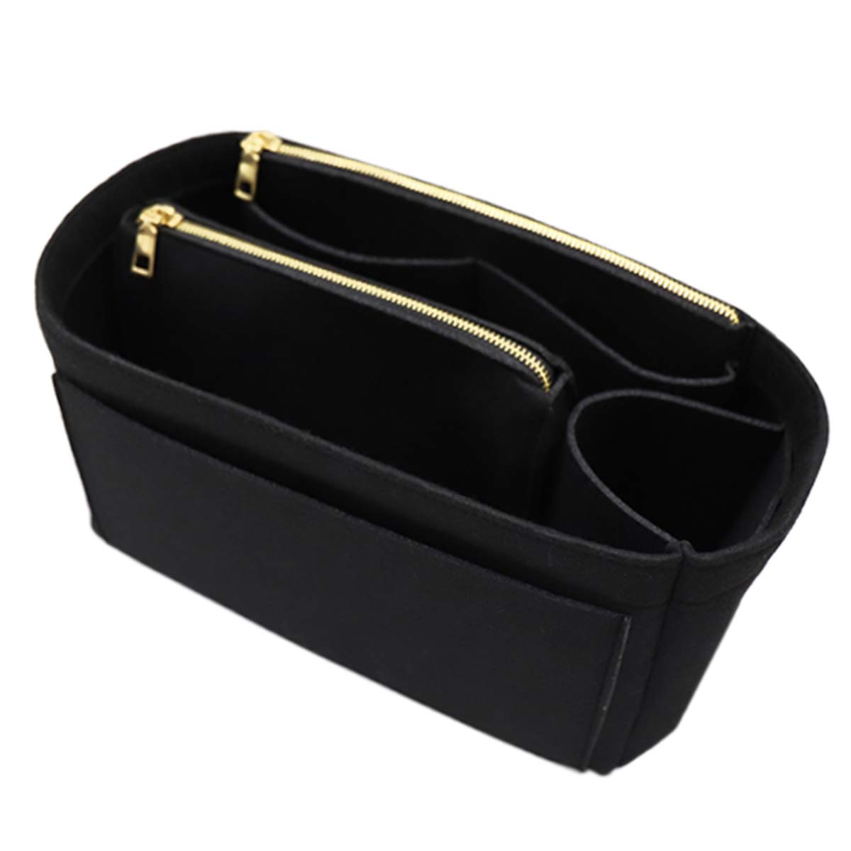 Photo 1 of LEXSION Purse Organizer,Felt Bag Organizer Insert Purse Organizer For Speedy,Neverful,Tote,Handbag,Shaper 8023 Black L
