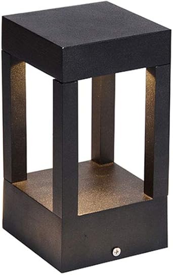 Modern Led 10w Aussenleuchte Gartenlampe Sockelleuchte Schwarz Aluminium Und Glas Wegeleuchte Hof Balkon Park Pollerleuchten Terrassen Zaun Aussen Beleuchtung 3000k Warm Licht Amazon De Beleuchtung
