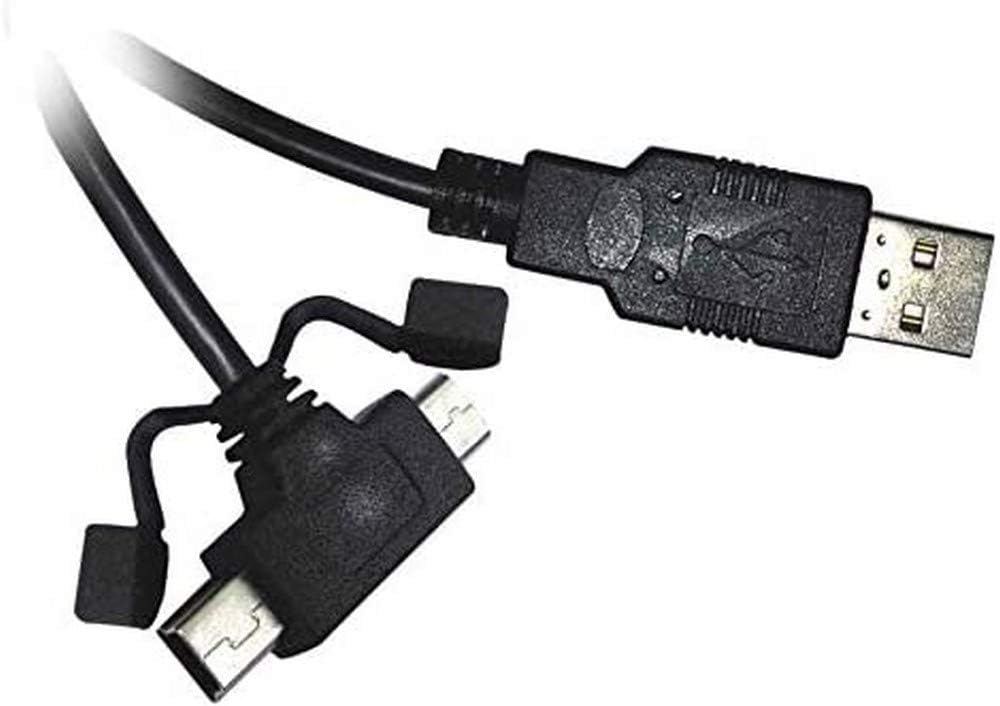 Premium Cord Cable Micro USB + Mini USB 5-Pin 1.8 m