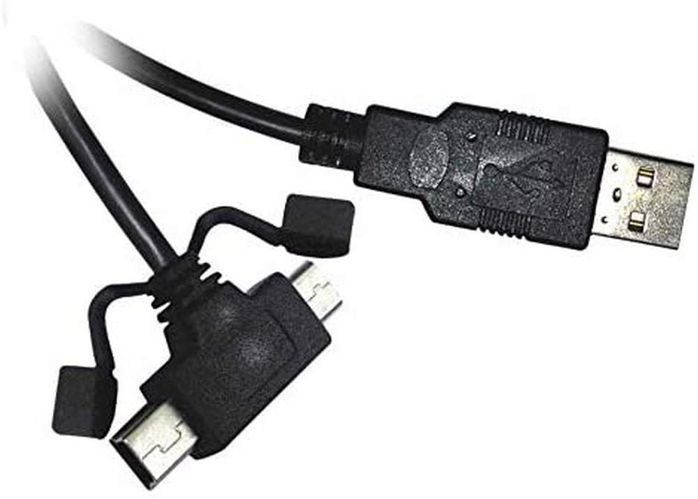 Premium Cord Cable Micro USB + Mini USB 5-Pin 1.8 m