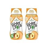 Sweetleaf Stevia Natural Water Drops Peach Mango, 1.62 Ounce (Pack of 2)