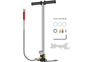 BestEquip Airgun PCP Pump 4500PSI High Pressure Hand Pump 3 Stage Pump Chamber PCP Air Pump
