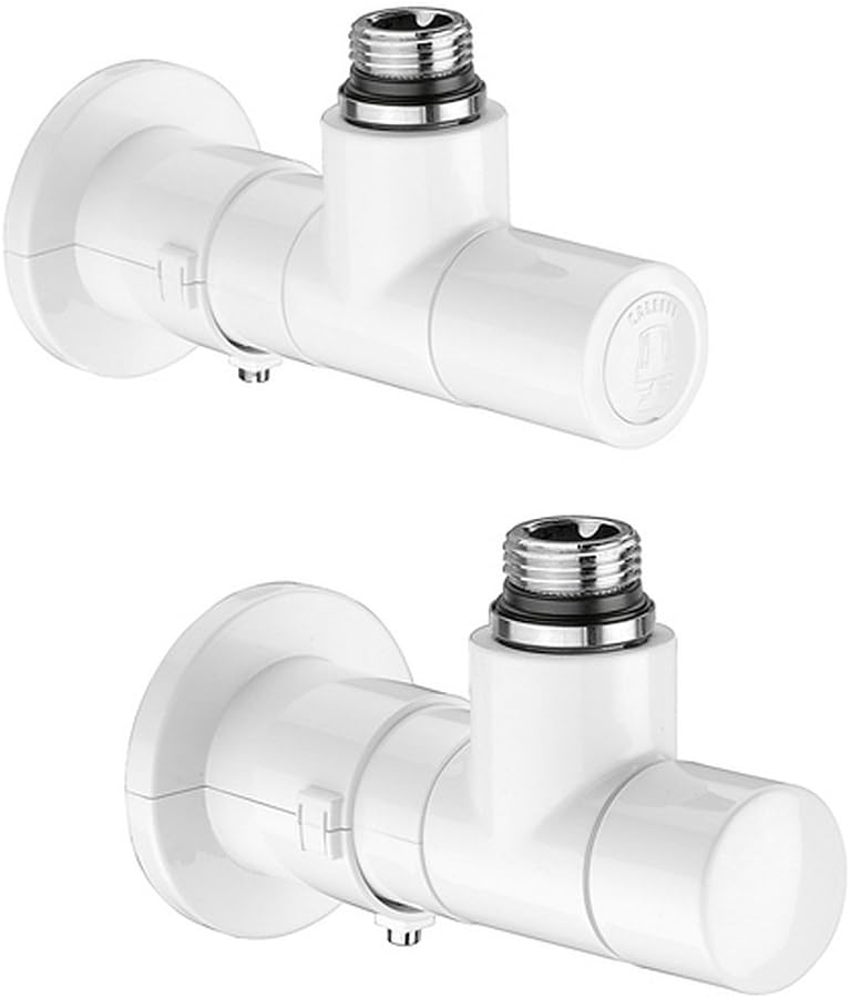 Kit Robinet Thermostatique équerre 1/2 Pour Radiateur - Somatherm For You, Nickelé, Complet Avec Accessoires