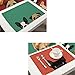 Cotton Linen Placemats, YIFAN Set of 6 Cute Dog Cat Pattern Dining Table Mats for Kitchen