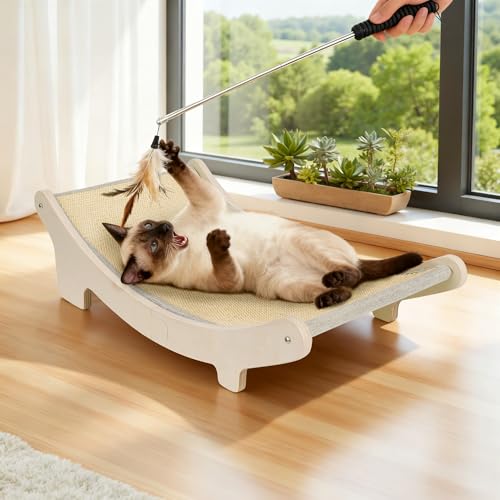 Sisal Cat Scratcher Bed for Indoor Cats Upgraded