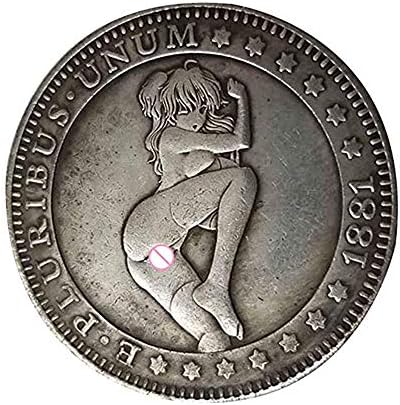 GooKit Morgan US Coins Dollars Old Coin Collecting Hobo Nickel Coin Handmade Original Crafts Hobby Collection