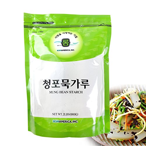 ROM AMERICA [ 2 Pound ] Mung Bean Starch Powder Flour 청포묵 가루 - Thumbnail 5